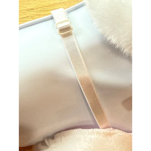 Leg Avenue Womens Pink Bunny Costume With White Faux Fur Trim M/L - Picture 9 of 12